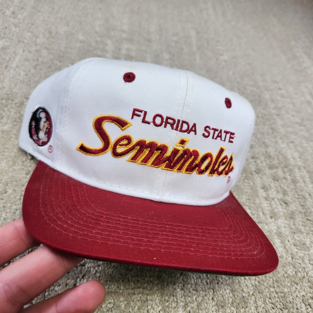 Vintage Florida State Seminoles Hat Sports Specialties Script Twill Snapback FSU